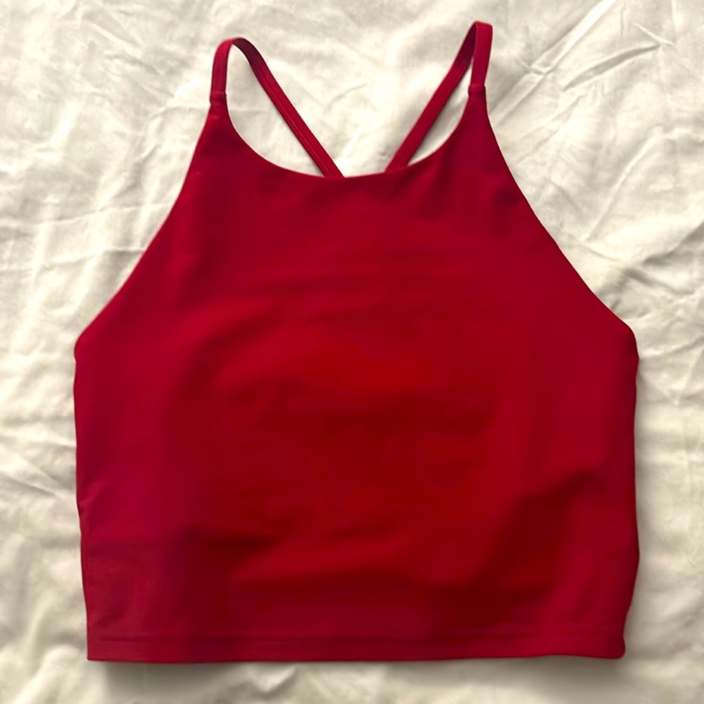 Red Old Navy Crop Top